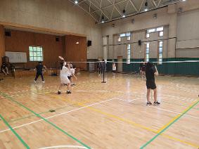 여름 방학 배드민턴 반 수업(2023.07.19.)