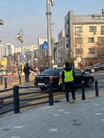 아침 교통봉사 