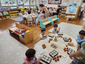 유치원 요리체험활동 실시